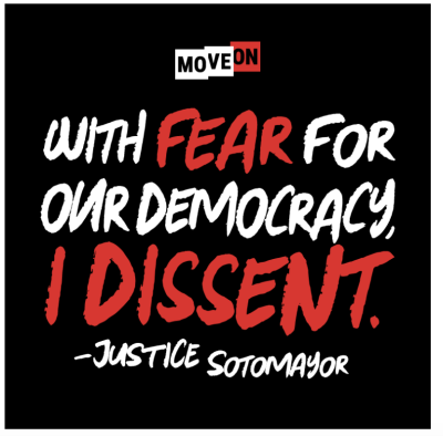 Free Sticker from MoveOn - I Dessent
