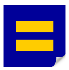 Free Sticker - Human Right Campaign to support LBGTQ