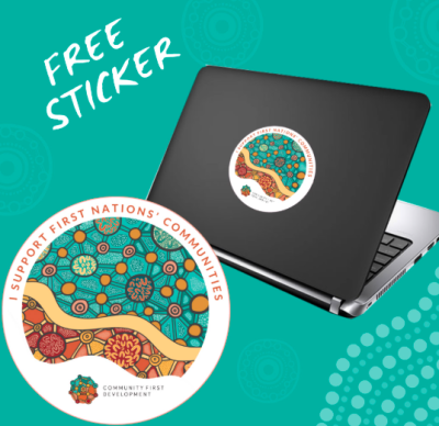 FREE Sticker in support of First Nations’ communities!