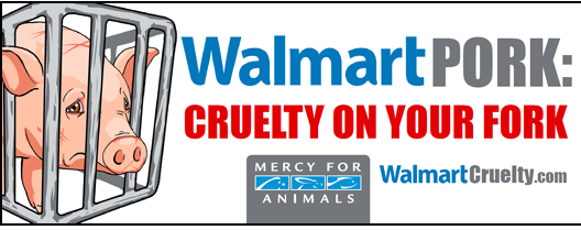 Free Sticker - Walmart Cruelty 