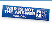 Free Sticker - War is not the answer