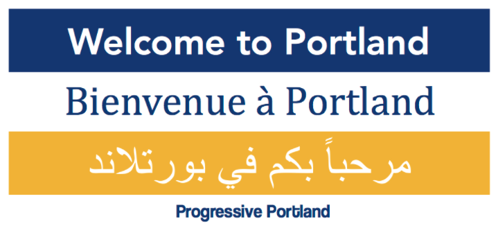 Free Sticker - Welcome to Portland
