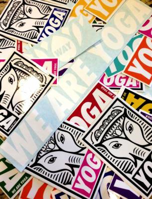 Free Stickers - We Are Yoga