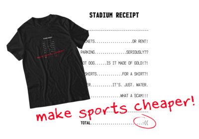 Free T Shirt from Sports Innovation Lab (The Fan Project)