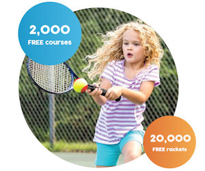 Free Tennis & Rackets for Kids with ClubSpark