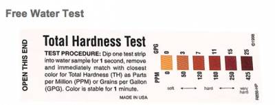 Free Test Strip from Water Boss