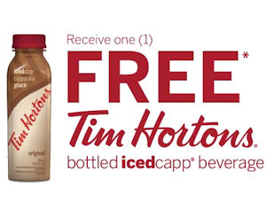 Free Tim Horton's Bottled IcedCapp