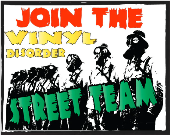 Free Vinyl Disorder Street Team