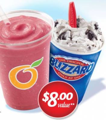 General Mills Canada: Facebook Promotion-Free Orange Julius Drink and Free Blizzard!