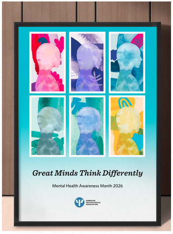 Great Minds Think Differently Poster