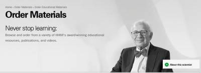 Howard Hughes Medical Institute- Order Free DVD Educational Materials and Download the Free iPad App