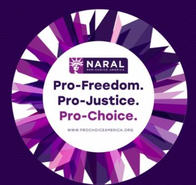 NARAL's free \"Pro-Choice\" sticker