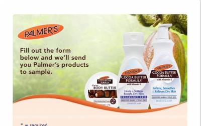 Palmer's Australia: Like Their Facebook Page and Receive Sample Palmer's Products