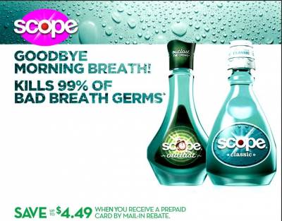 Scope Mail-In Rebate: Save Up to $4.49