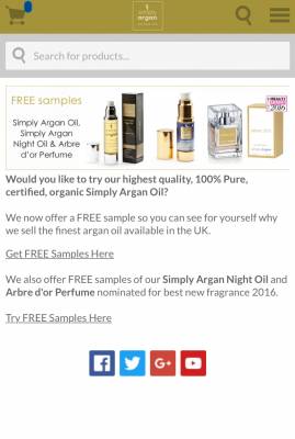 Simply Argan Oil Free Sample
