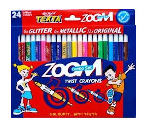 Texta Zoom Twist Crayons