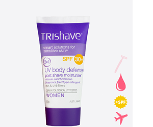 TriShave UV Body Defense Sample