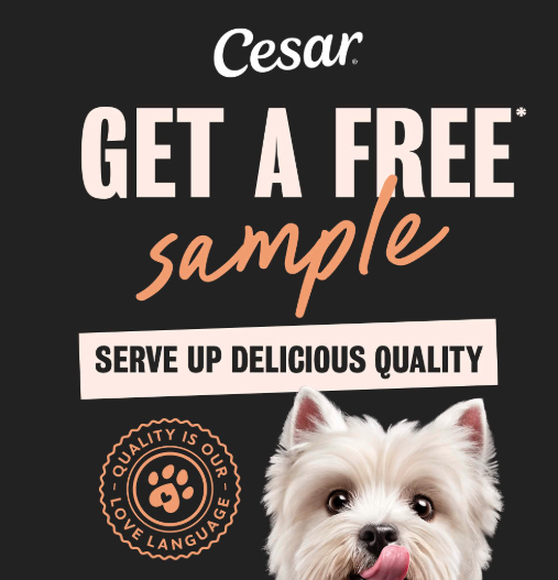 FREE sample of CESAR® wet dog food