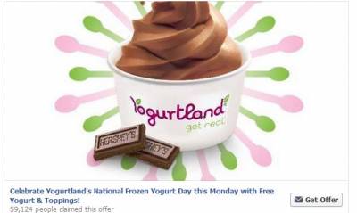 Yogurtland: Facebook Offer, Celebrate National Yogurt Day with Free Frozen Yogurt and Toppings