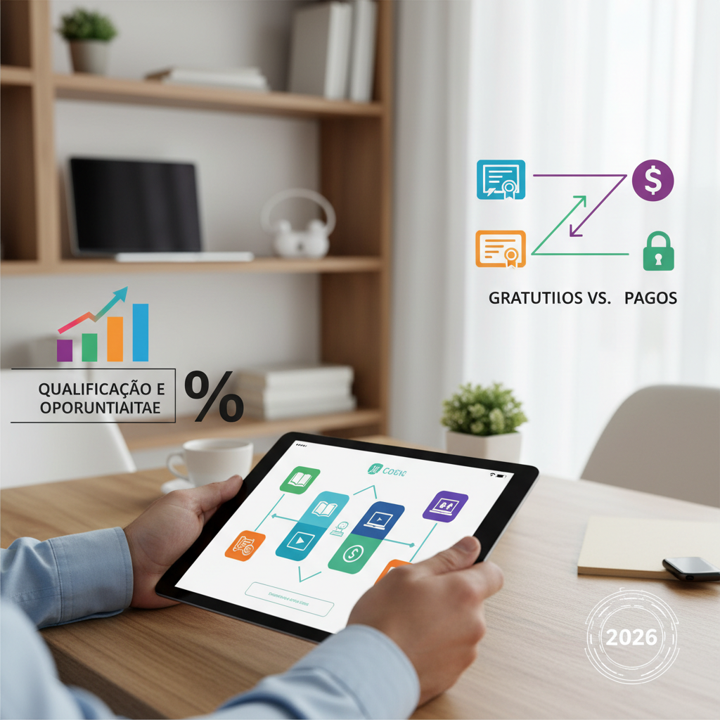 Melhores Cursos Online Gratuitos e Pagos para Qualificação em 2026