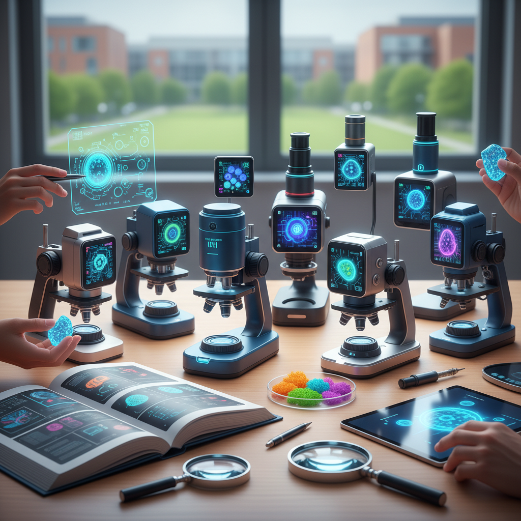 Guia 2026: Microscópios Digitais Portáteis para Estudantes e Hobbistas