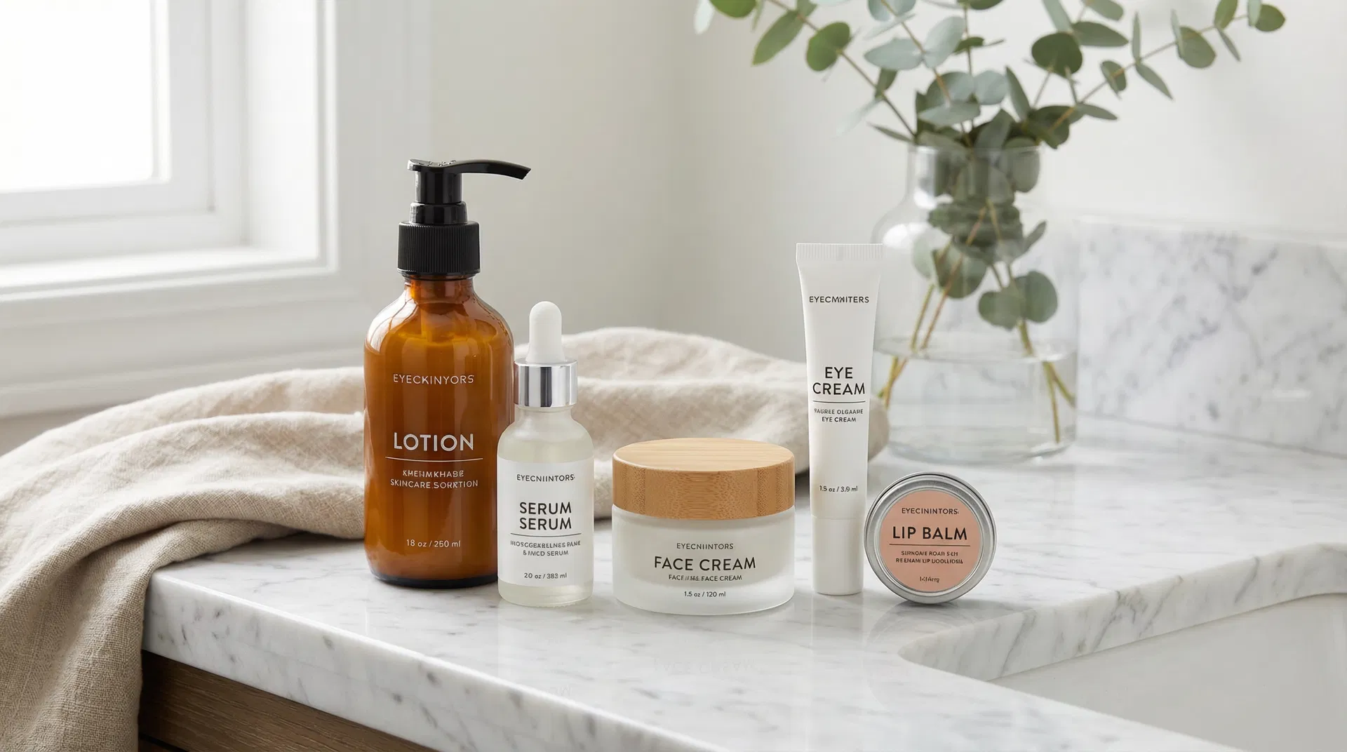 ตัวอย่างการจัดฉากสินค้าหลายชิ้นด้วย Nano Banana Pro