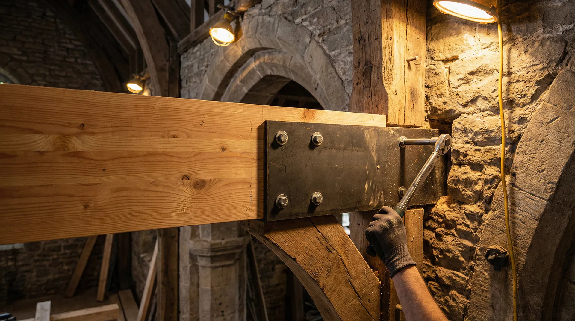 Refuerzo estructural con sistema CORSÉ 3D