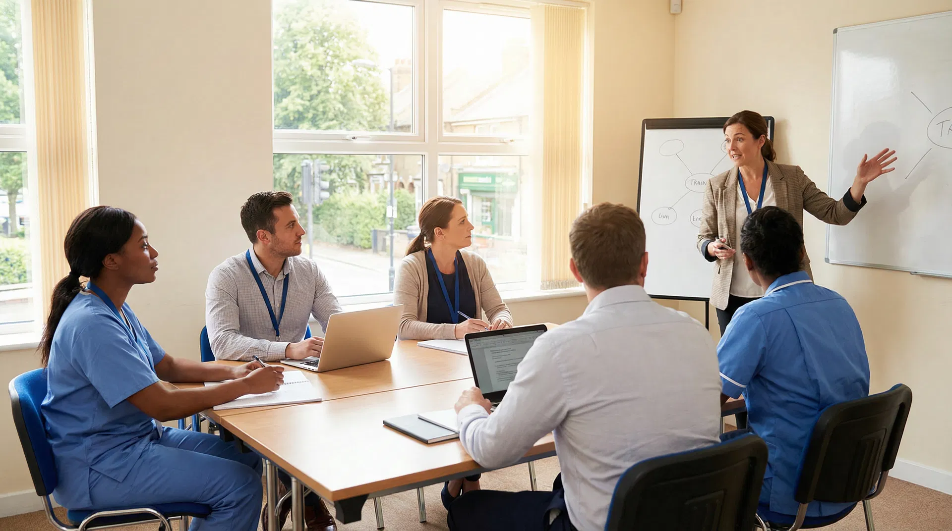 Healthcare training session