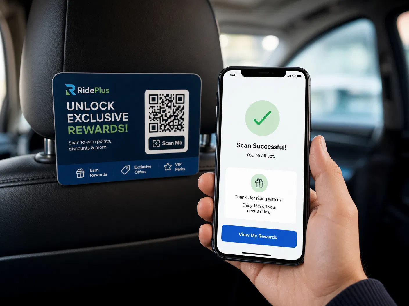 QR Code no carro