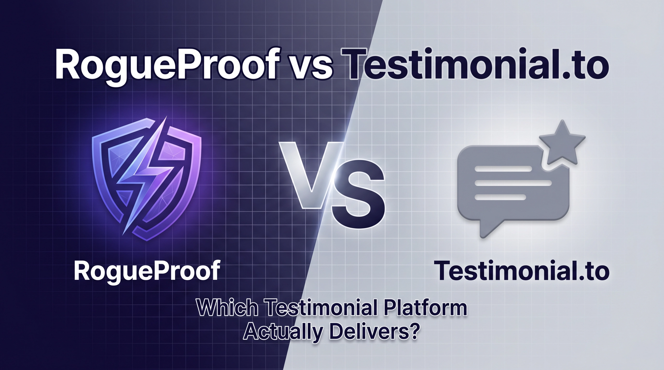 RogueProof vs Testimonial.to: Which Testimonial Platform Actually Delivers?