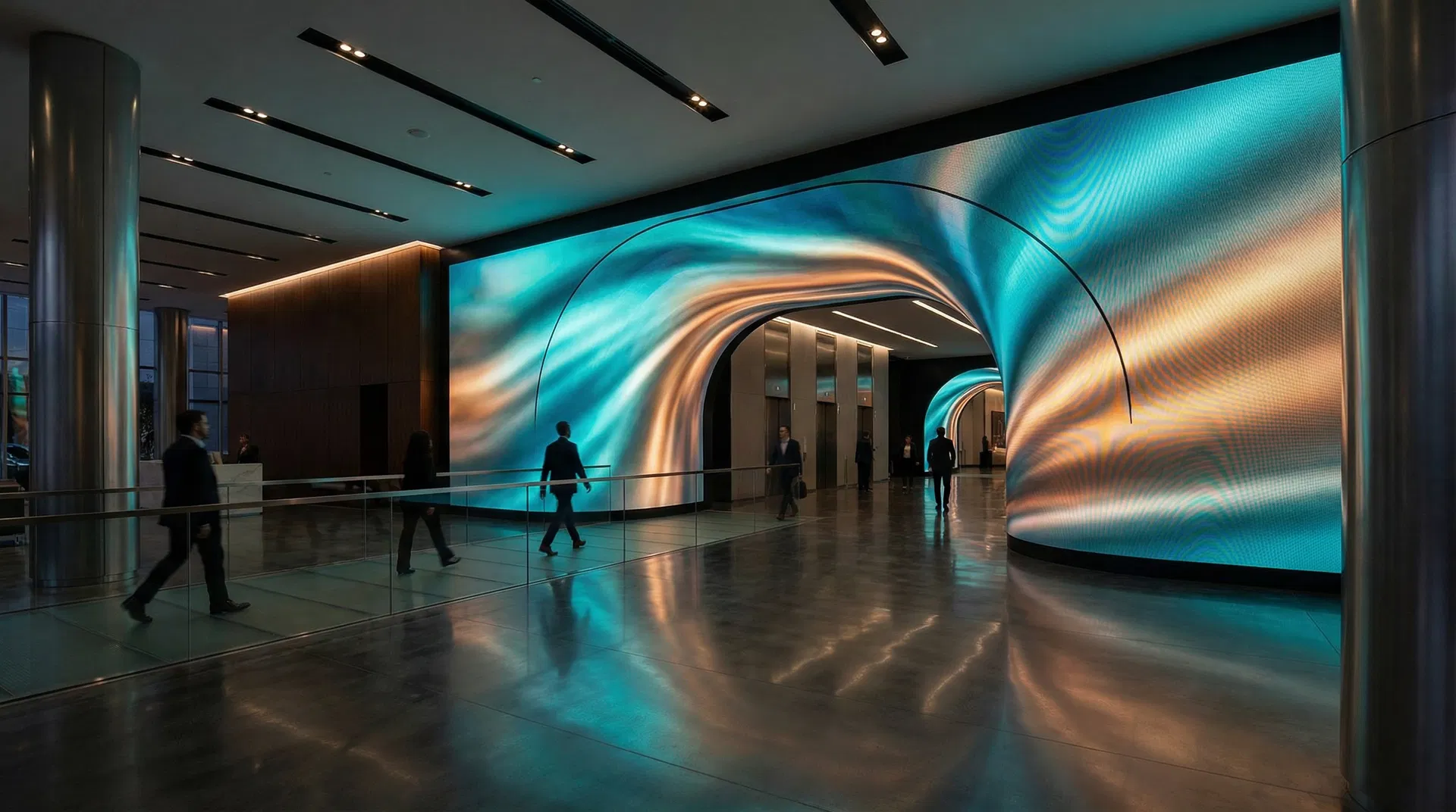 Immersive LED corporate installation