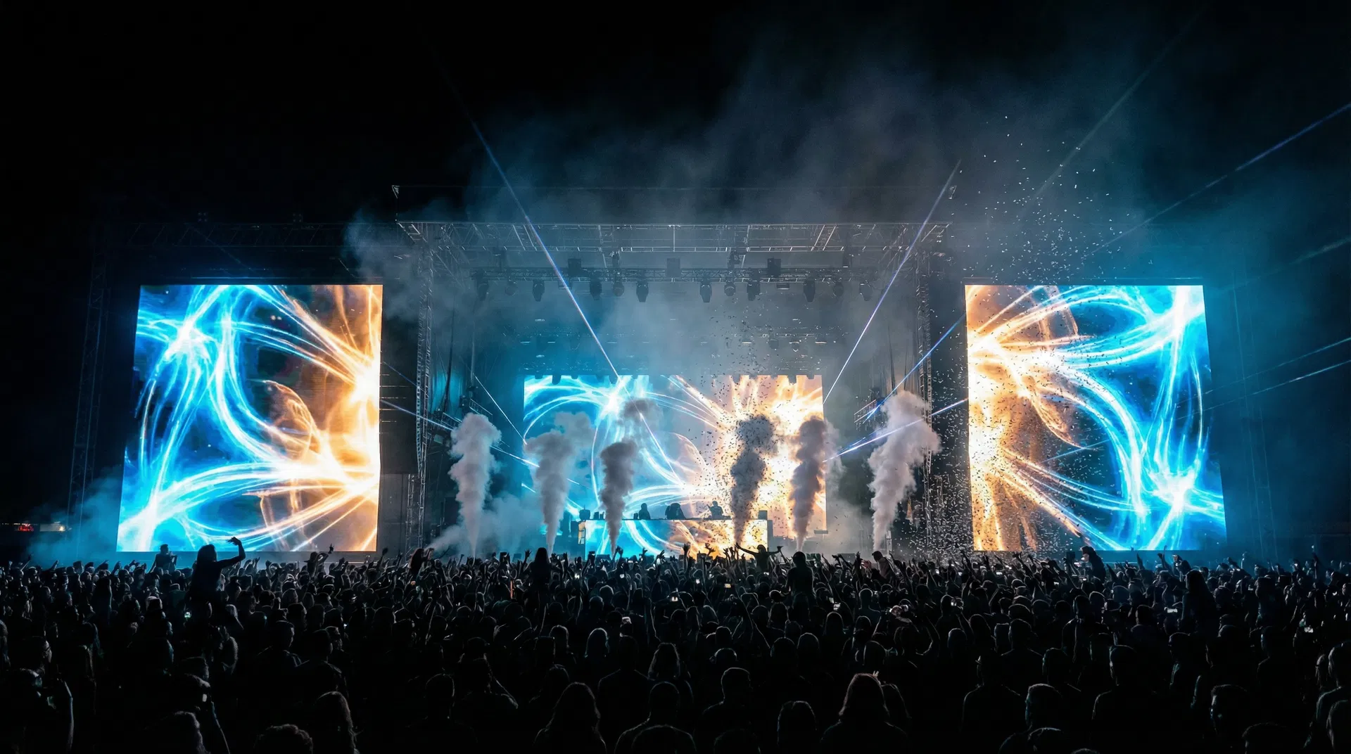 Massive concert LED installation