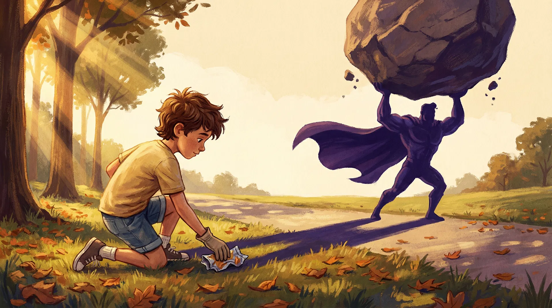 The Shadow Within landing page preview