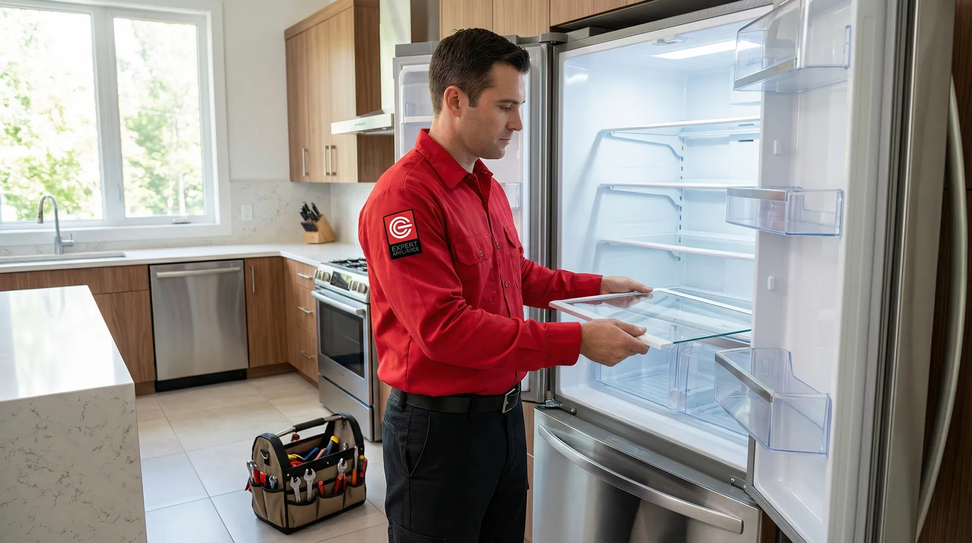 Expert appliance repair technician