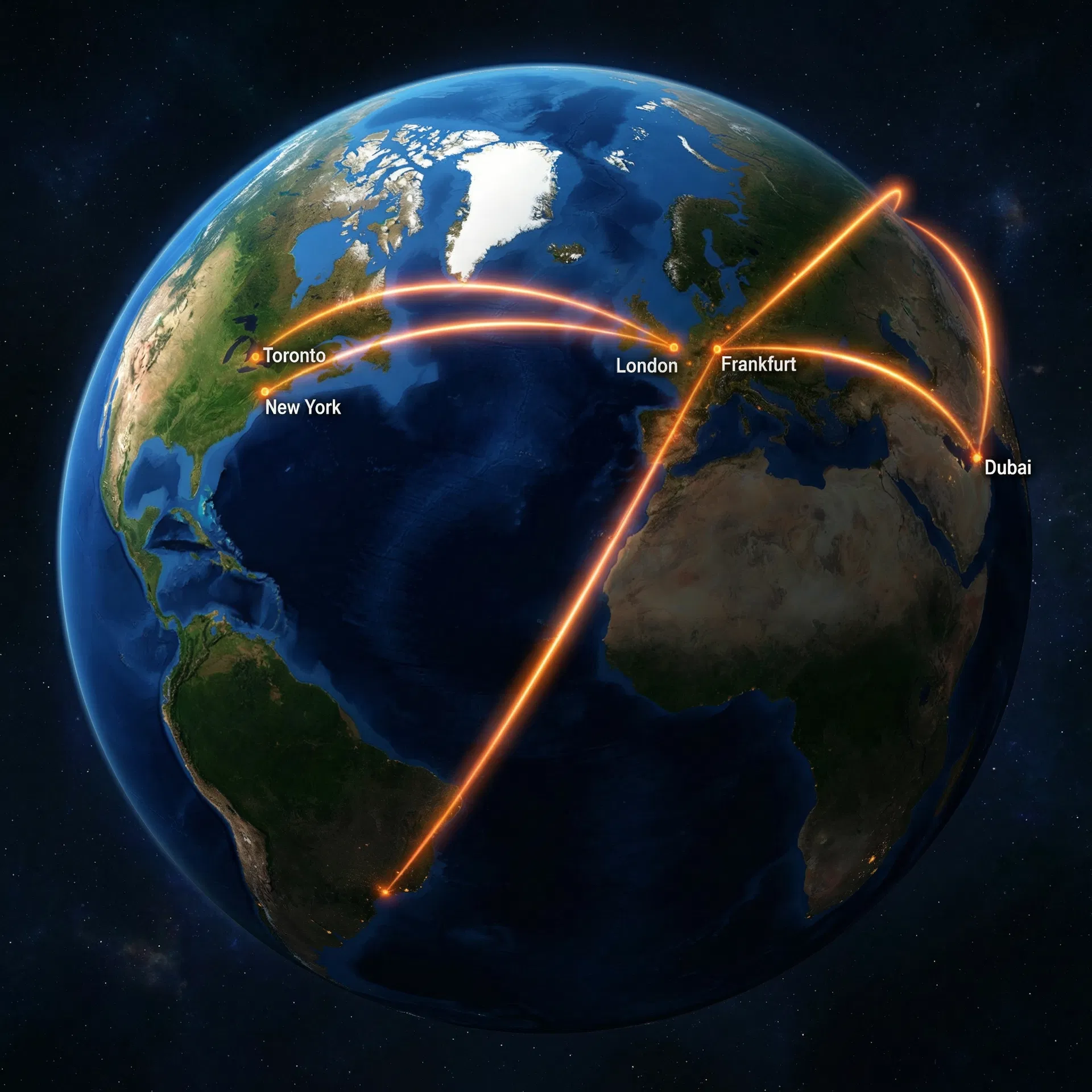 Global air freight routes — Orbis Cargo connects the world