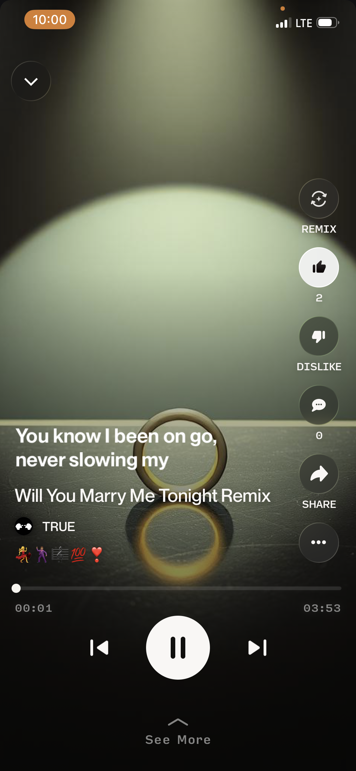 Will you marry me tonight… Remix
