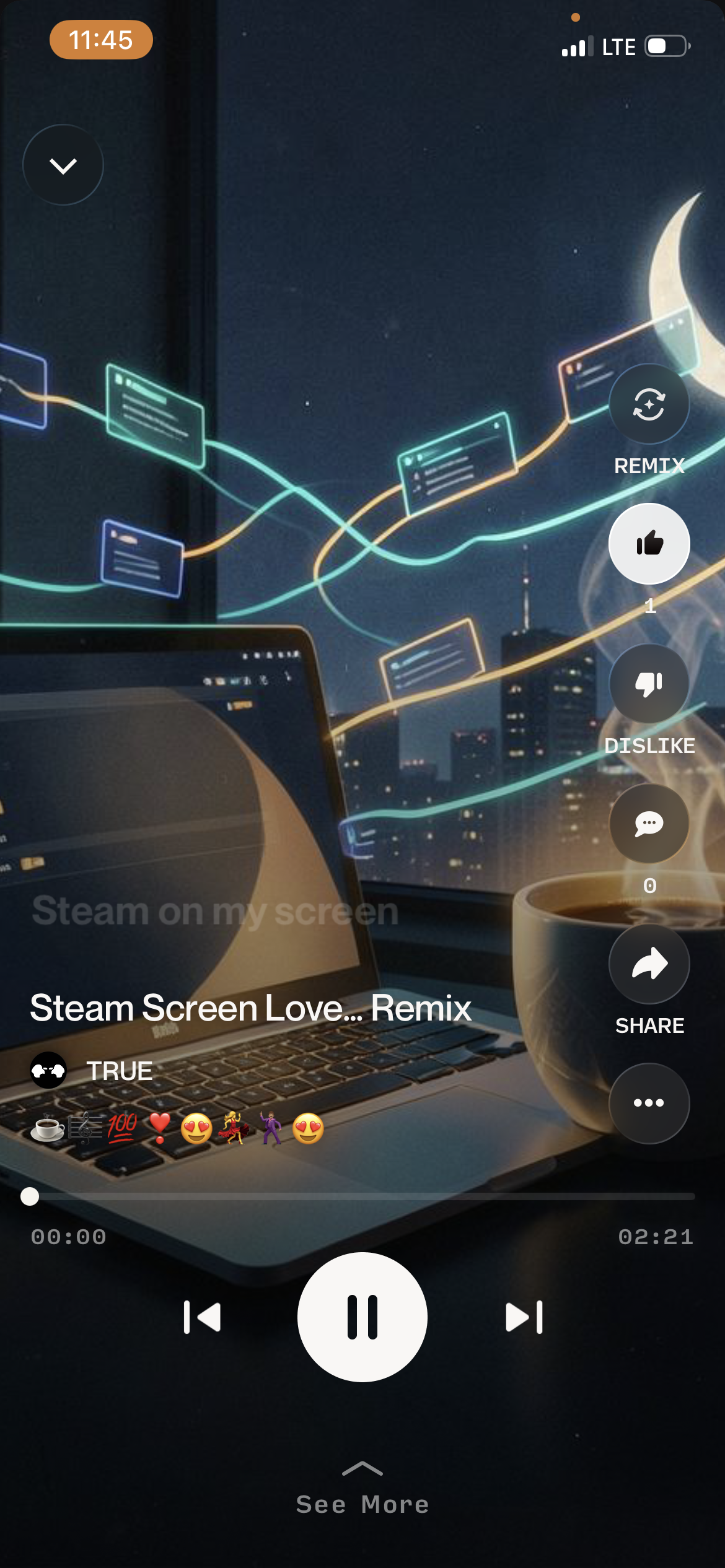 Steam on my screen…