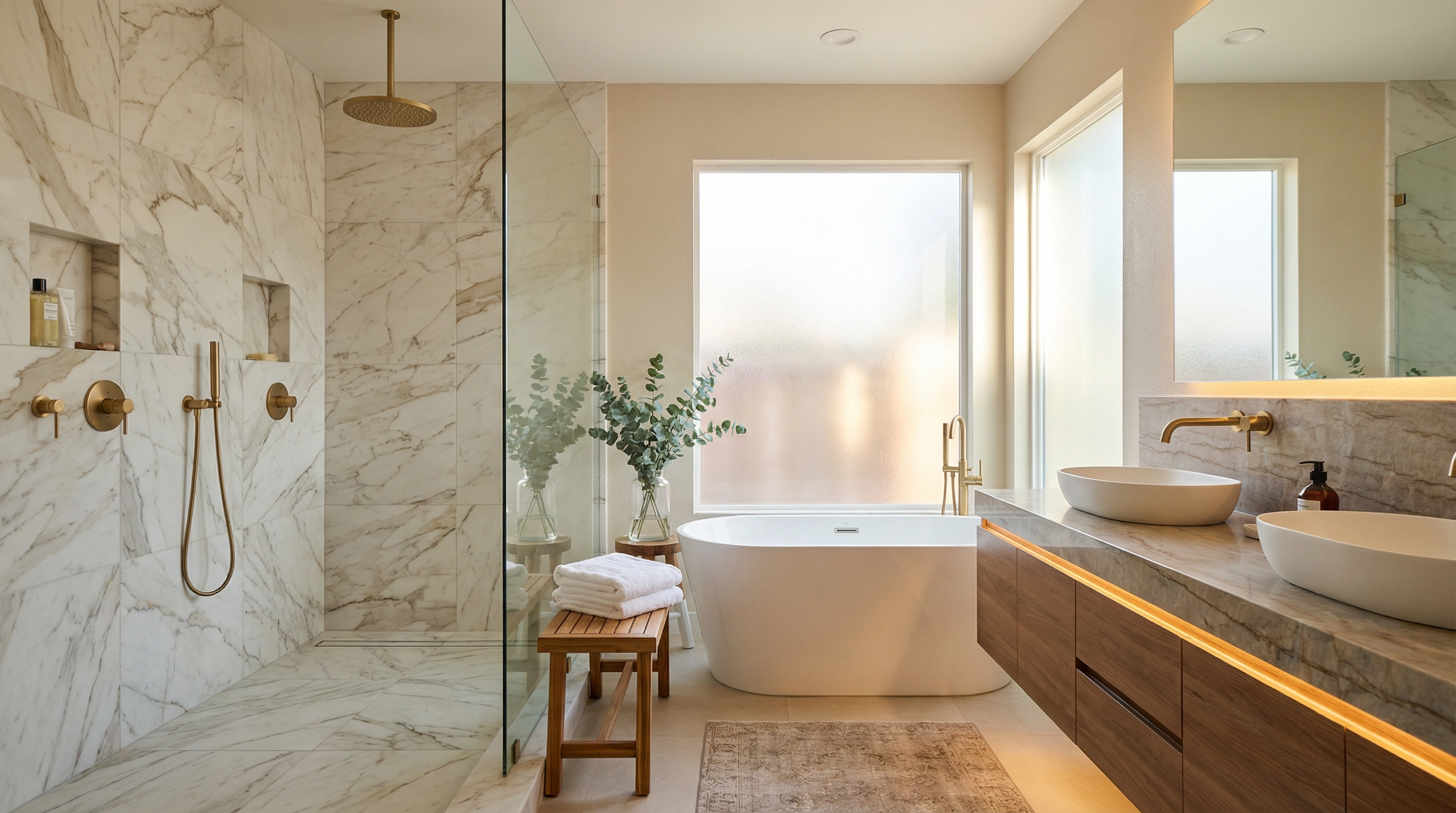 Spa-Inspired Bathroom