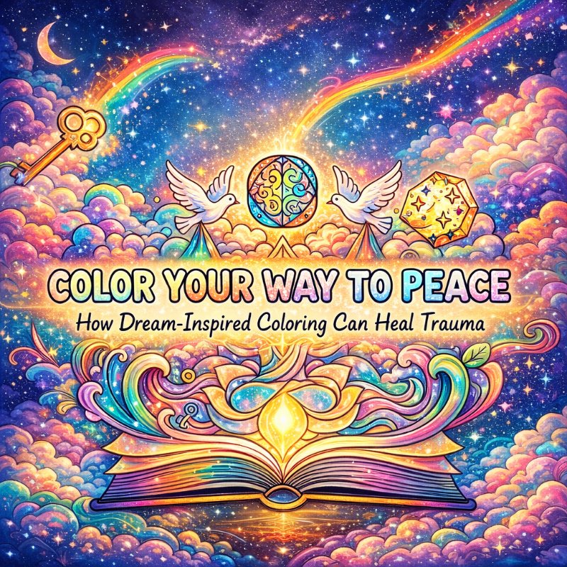 Color Your Way to Peace: How Dream-Inspired Coloring Can Heal Trauma