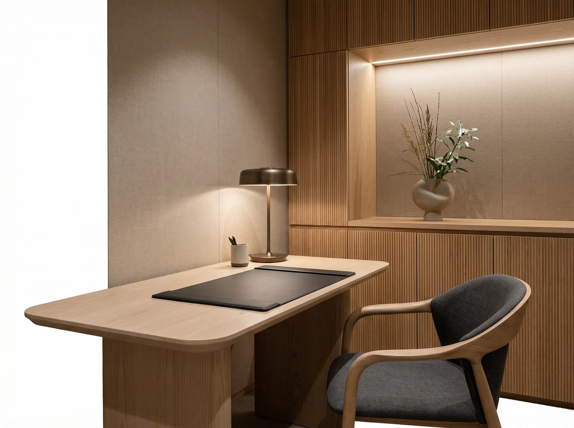 静けさと集中を両立する執務空間