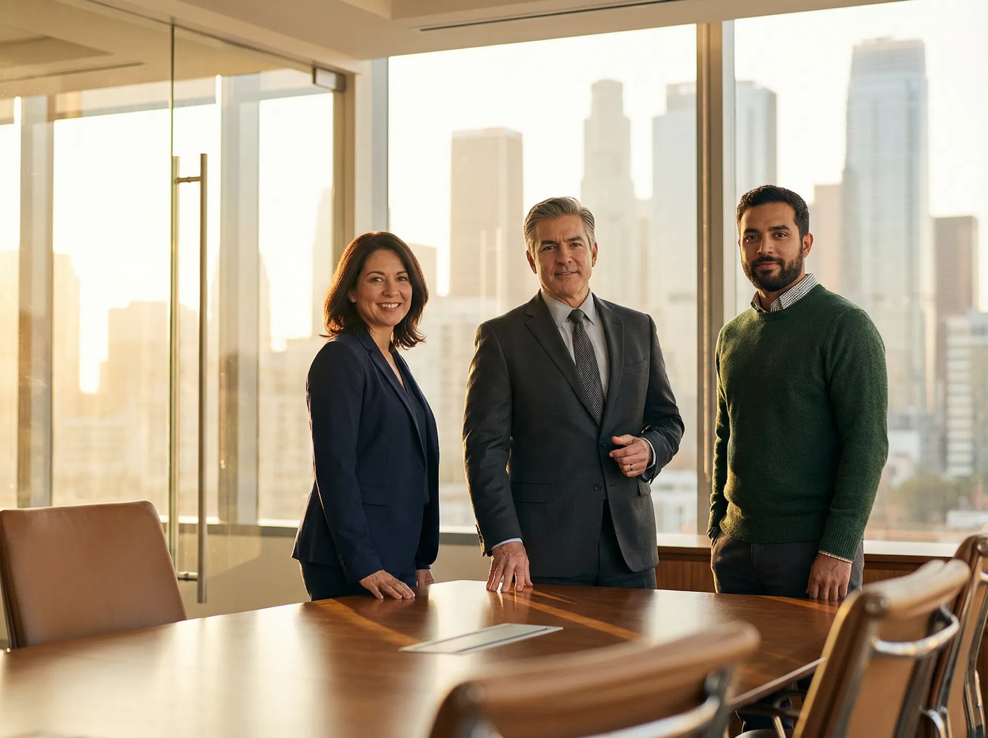 CFO professionals in a modern boardroom