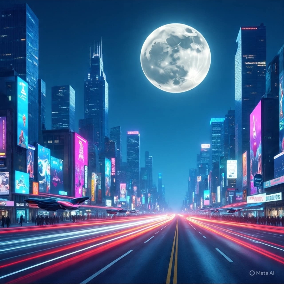 Moonlit Metropolis