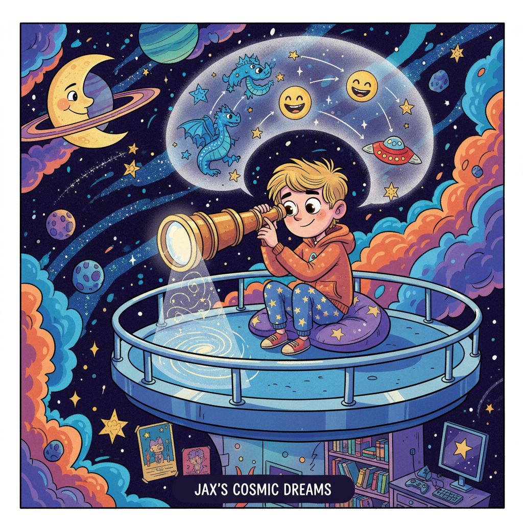 Jax and the Star Canvas