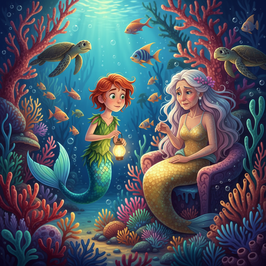 Jimmy and the Glowing Coral Heart