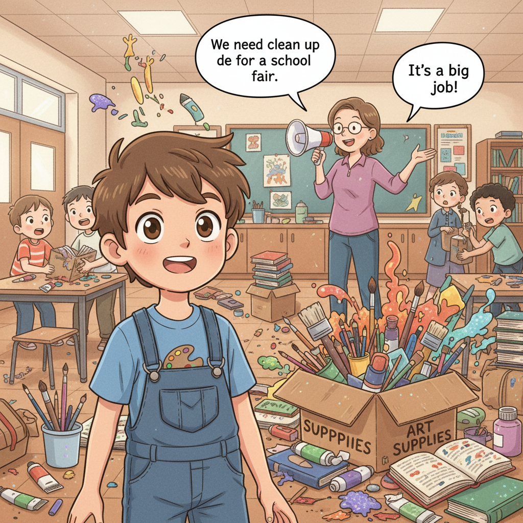 Juan and the Great Classroom Cleanup