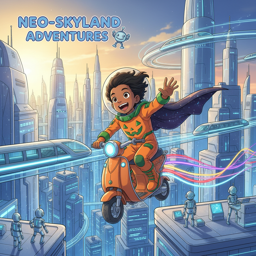 Tony and the Glow-Bot Garden