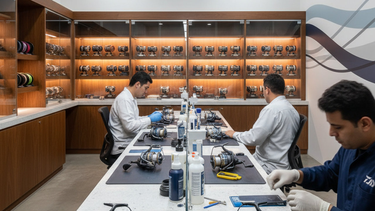 Mia's Angling & Scuba — Daiwa Reel best practices detail