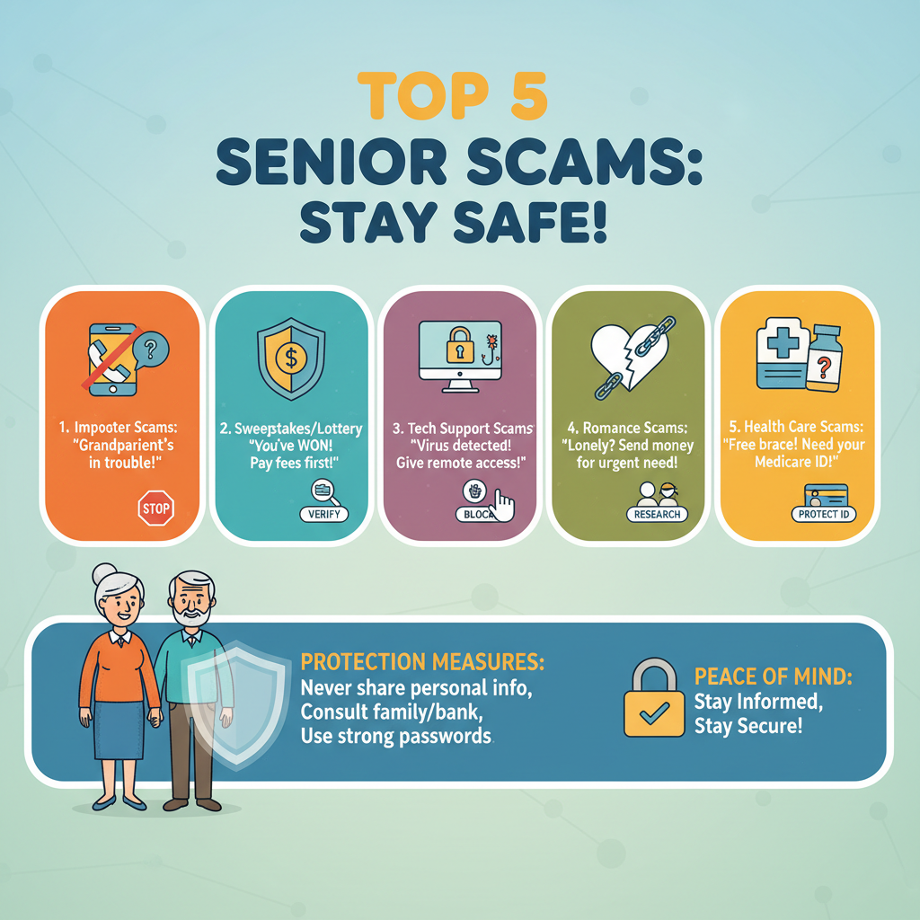 Top 5 Senior Scams  Awareness
