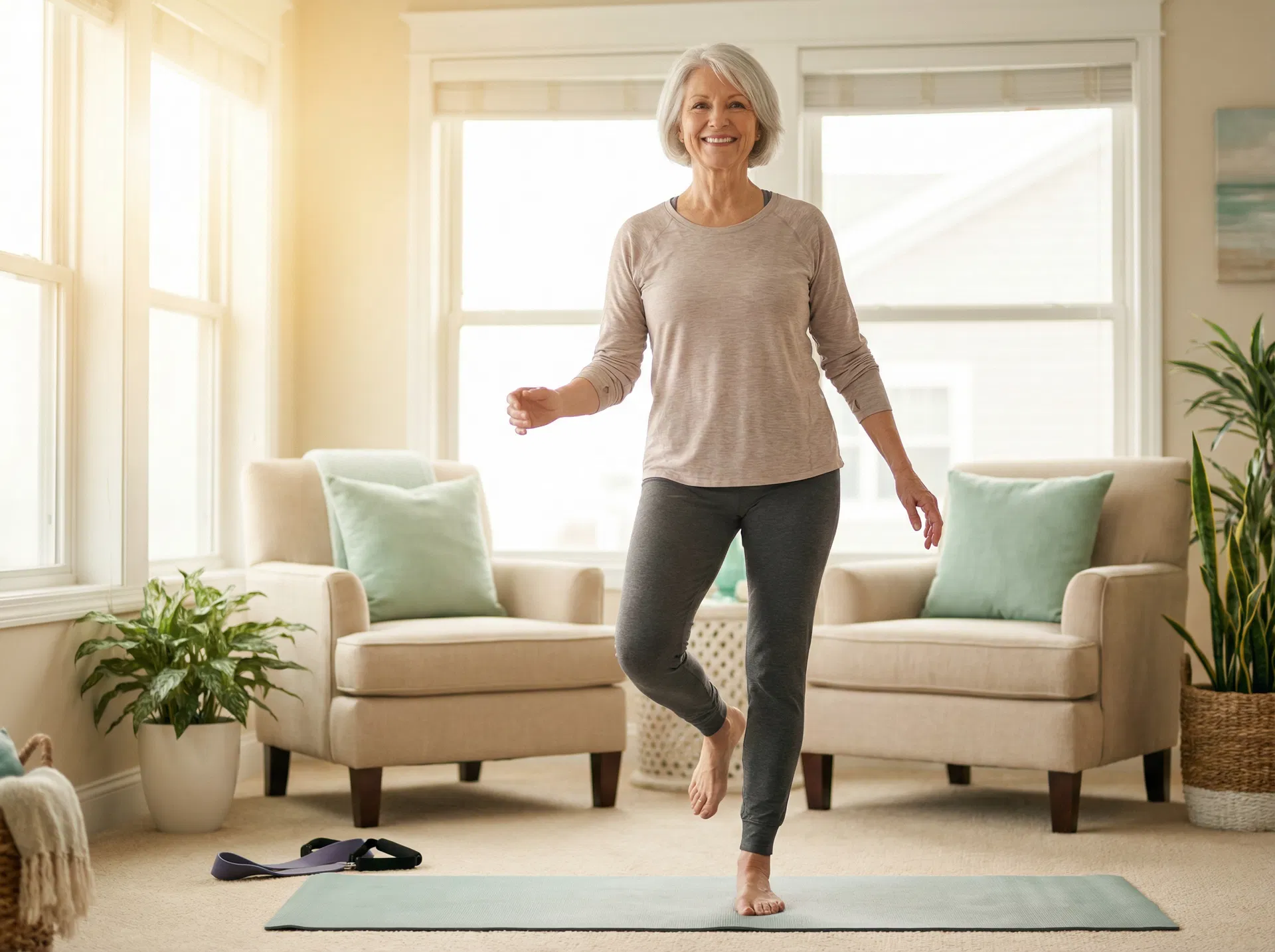 Gentle balance exercise