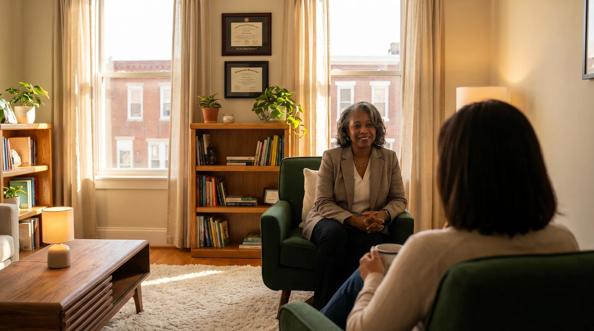 Behavioral health consulting session